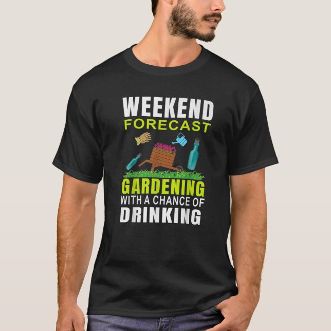 Helg-prognos  med en drakisk chans t shirt (Framsida)