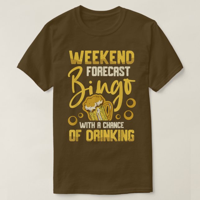 Helg prognosbatong med möjlighet att dricka B T Shirt (Design framsida)