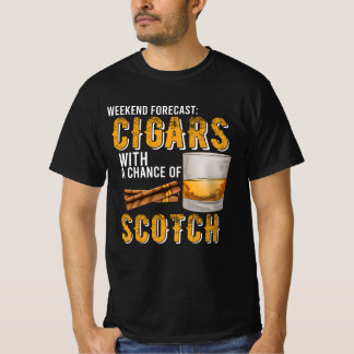 Helg prognoscigarrer med skotsk gåva t shirt