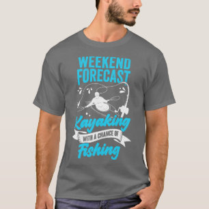 Helg prognostiserat kaj med möjlighet till fiske t shirt