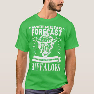 Helg prognostiserat vakande Buffaloes Bisons Buffa T Shirt