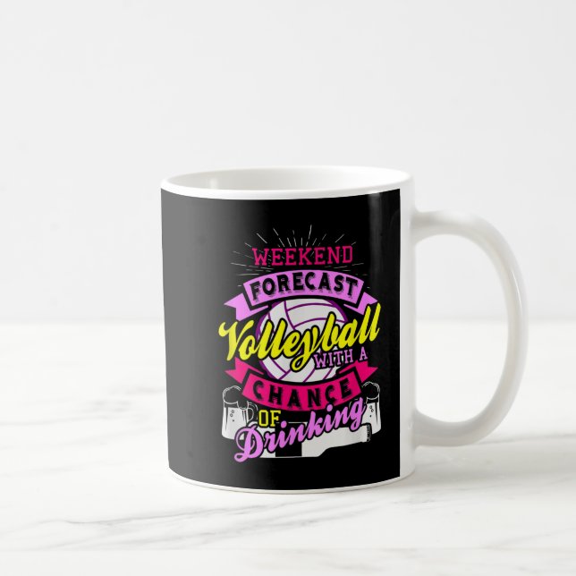 Helg prognostiserat volleyboll med drakins chans kaffemugg (Höger)