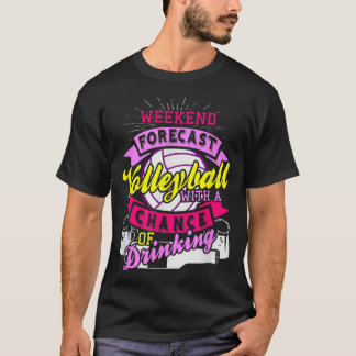 Helg prognostiserat volleyboll med drakins chans t shirt