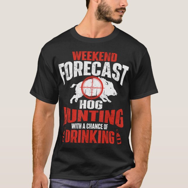 Helg Prorecast Hog Hunting - Boar Hunting Vild H T Shirt (Framsida)
