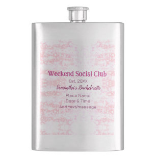 Helg social klub rosa glitter möhippa fest fickplunta