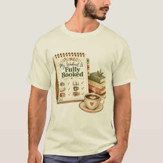 Helg T-Shirt för Bokälskare - Fullbokad