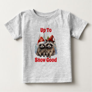 Helg-tvättbjörnar ger sig ut på julmischief t shirt