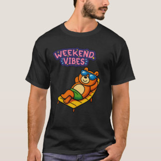 Helg Vibbar Avslappnande Björn T-Shirt