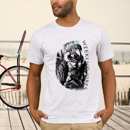 Helg Vibes Black Graphic T-Shirt