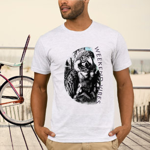 Helg Vibes Black Graphic T-Shirt