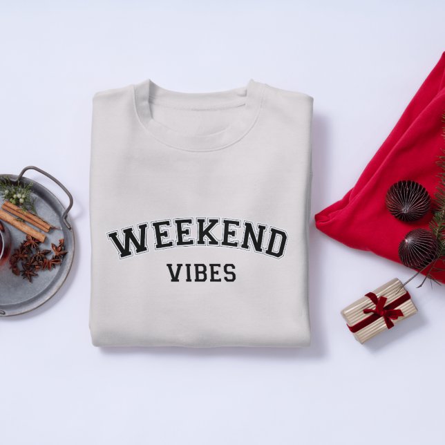 Helg Vibes Comfort Färg Tee - Unisex (Weekend Vibes Comfort Colors Tee )