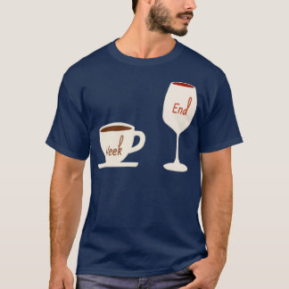 Helg Vin och kaffe 2 T Shirt