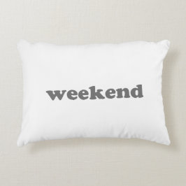 Helg, vit grått, modern typografisk roligt coola prydnadskudde