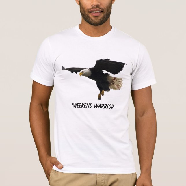 "Helg Warrior" Eagle Tees Tee Shirt (Framsida)