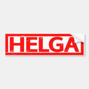 Helga frimärke bildekal