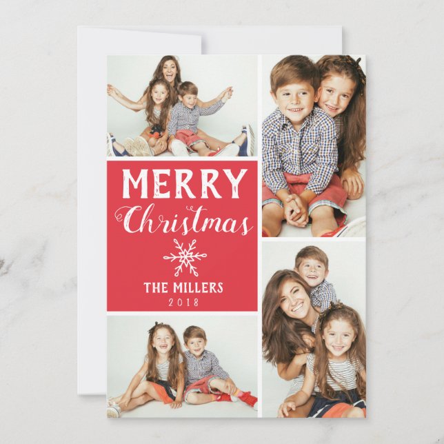 Helgdag 4- Fotokollage Julkort (Framsida)