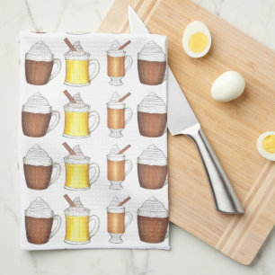 Helgdag Ägg Nog Kakaosmör Rum Julmat Kökshandduk