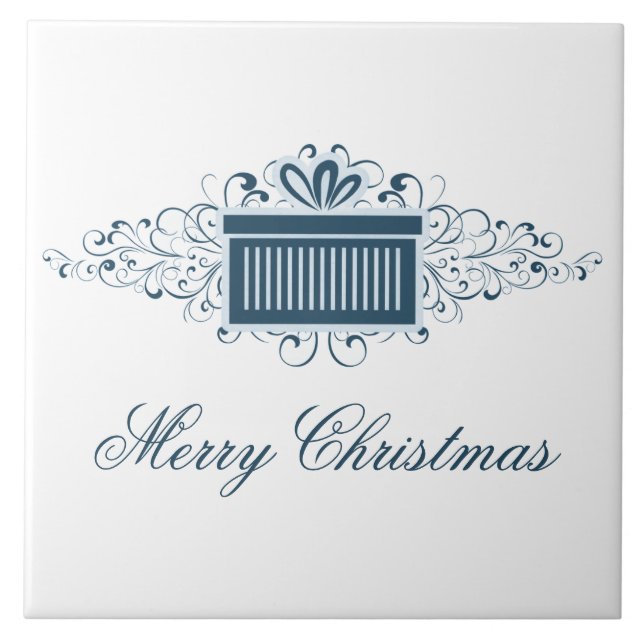 Helgdag aktuella panel, blå kakelplatta (Framsidan)