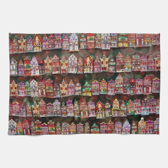 Helgdag Amsterdam Kökshandduk (Horisontell)