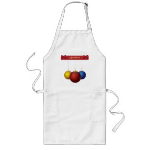 Helgdag Apron - julprydnader Långt Förkläde