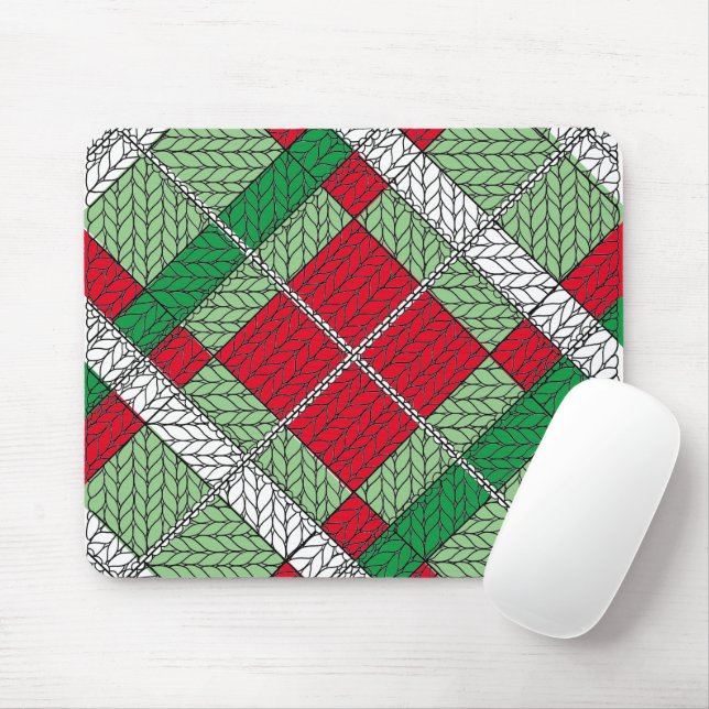HELGDAG ARGYLE STICKA musmatta (Med mus)