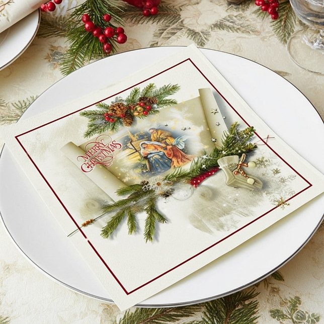 Helgdag av anpassningsbar för kreativ samverkan pappersservett (Skapare uppladdad)