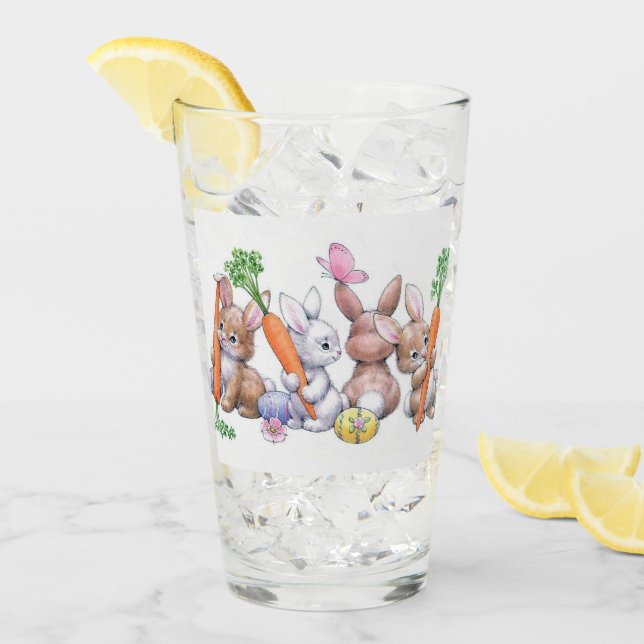 Helgdag av återtändningsglas för Påskhare Glaskopp (Framsida Ice)