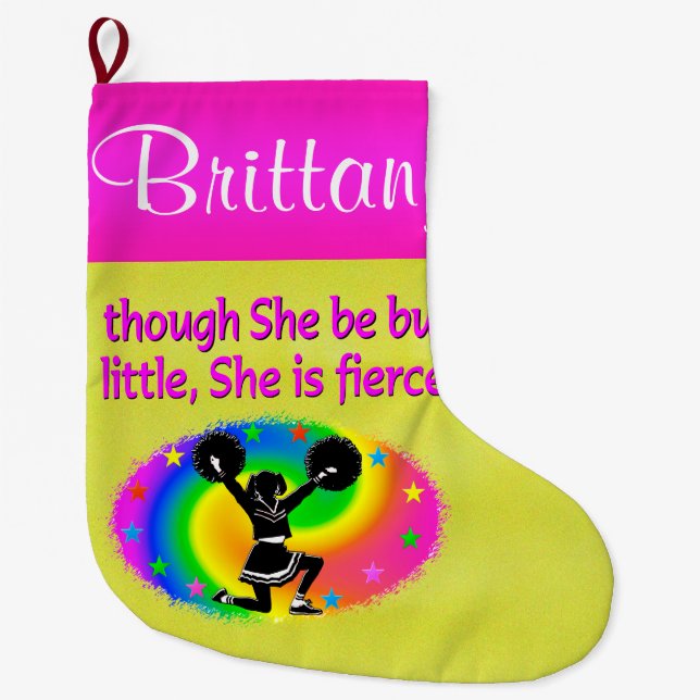 HELGDAG AV  AV SÖT-PERSONLIG STOR JULSTRUMPA (Framsidan)