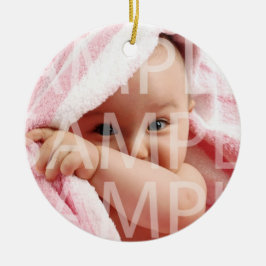 helgdag av baby-födelserekord, guldband julgransprydnad keramik