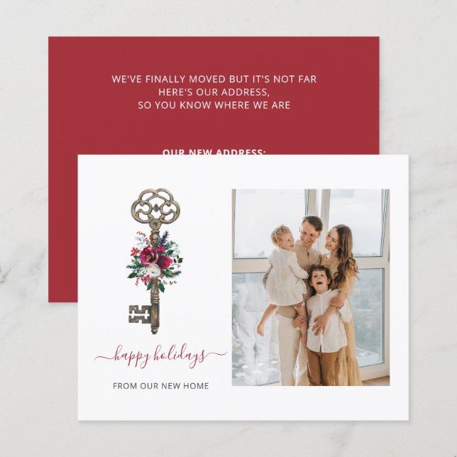 Helgdag av budgetfoto för julafton Nyckel Vi har f (Fram/baksida)