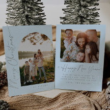 Helgdag av  för fotofamilj för Elegant Script-foto