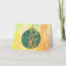 Helgdag av prydnadsföremål för Bright och Retro-ju Kort