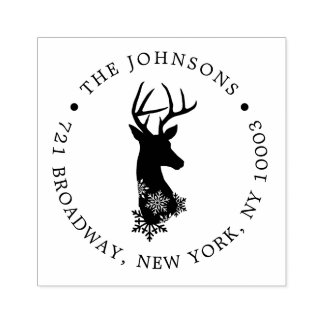 Helgdag av renjulens Returadress Stämpel