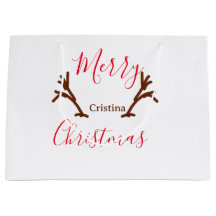 helgdag av rödbrunt renhorn av god jul