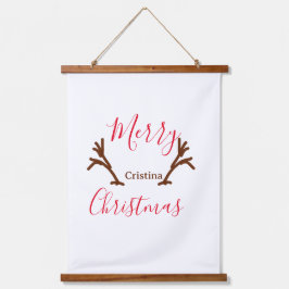 helgdag av rödbrunt renhorn av god jul