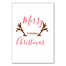 helgdag av rödbrunt renhorn av god jul