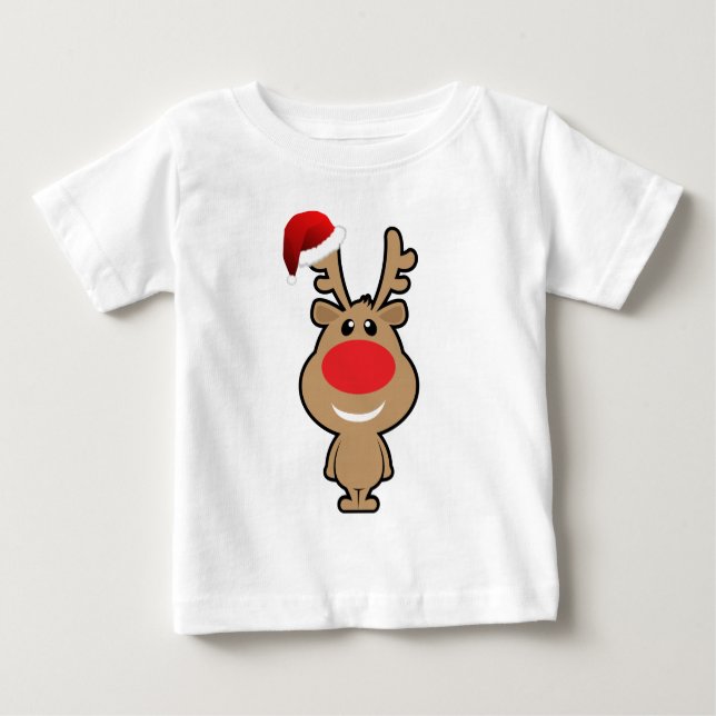 Helgdag av rolig jul santa t-shirt (Framsida)
