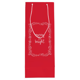 Helgdag Bag för Merry och Bright Red Swirl