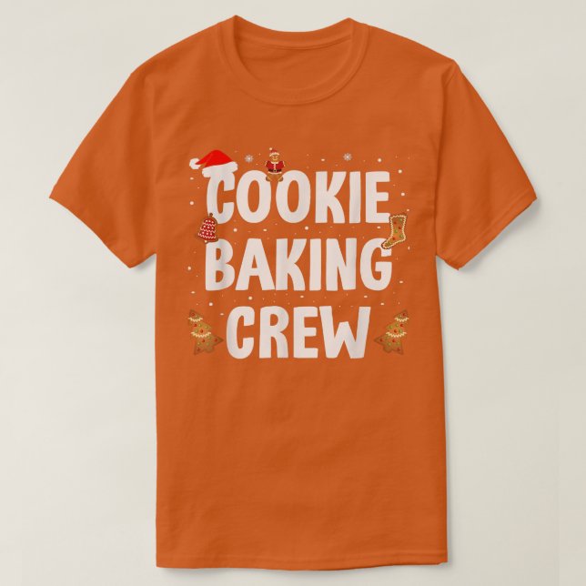 Helgdag bakad cookie på julklapp t shirt (Design framsida)