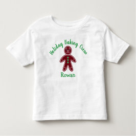 Helgdag Baking Crew Gingertea Cookie-jul T Shirt