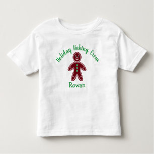 Helgdag Baking Crew Gingertea Cookie-jul T Shirt