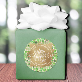 Helgdag Baking jul Runt Klistermärke