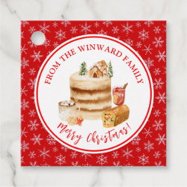 Helgdag Baking julkaka Gåvor Etiketter