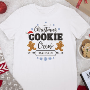 Helgdag Baking Team för julklapp T Shirt