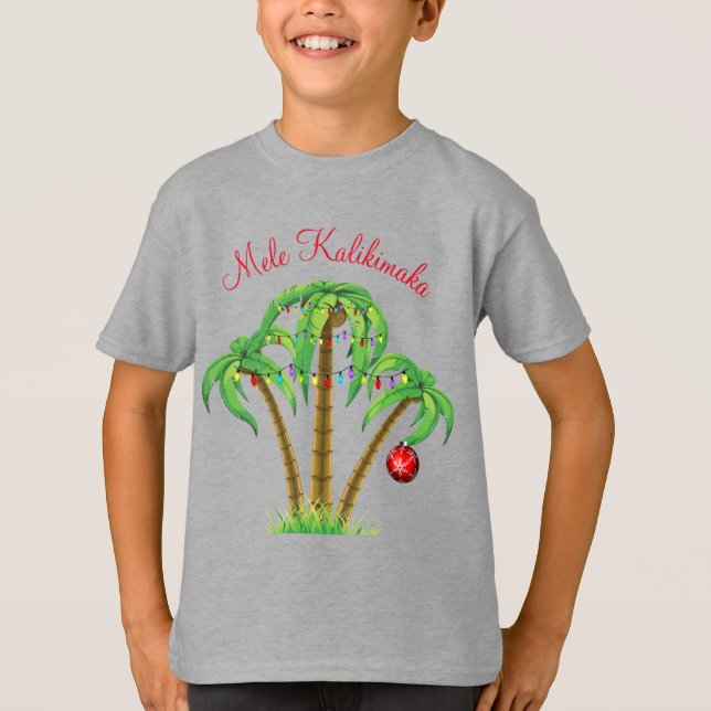 Helgdag Barn Shirt Mele Kalikimaka T (Framsida)