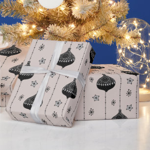 Helgdag Baubles Modern Contemporary-jul Presentpapper