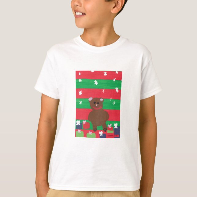 Helgdag Bear - Kids Art for CHOC T Shirt (Framsida)
