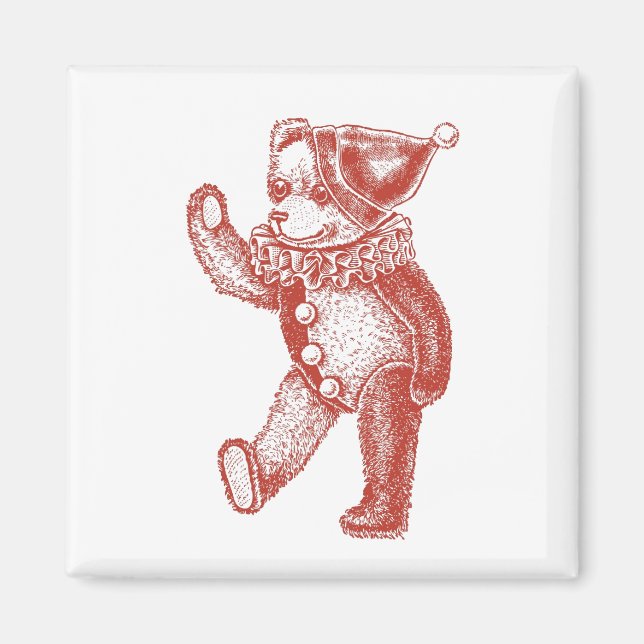 Helgdag Bear Magnet (Framsidan)