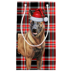 Helgdag belgisk Malinois Hund Red Play-jul