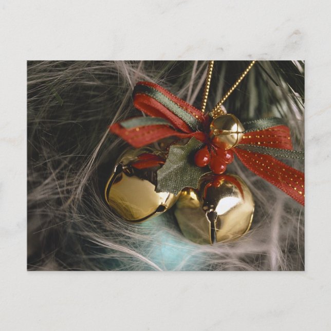 Helgdag Bell-Dekoration Helg Vykort (Framsida)